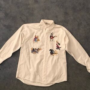 Cartoon Character Disney White Shirt
